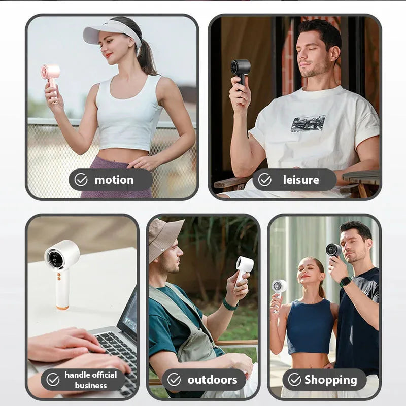 Handheld Fan Portable Turbo Fan Air Cooler