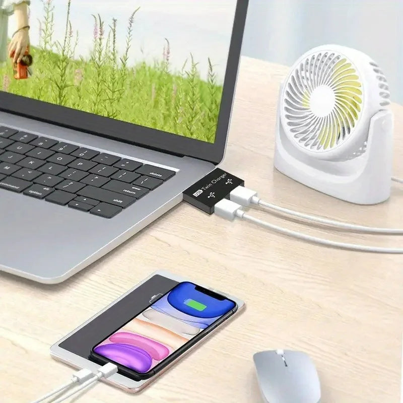 USB Hub Adapter Converter Macbook Phone Laptop Charging Accessories