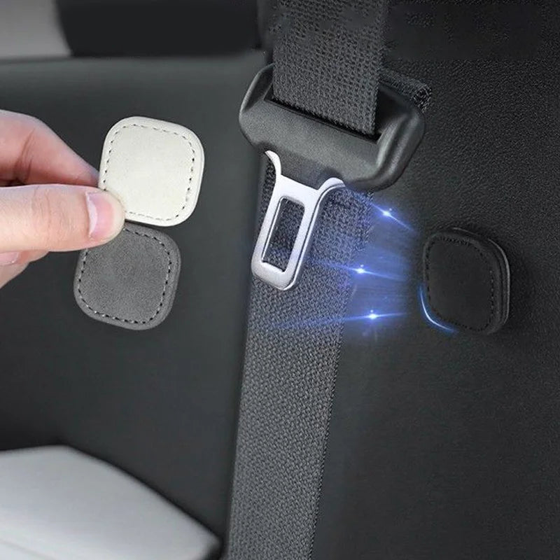 Suede Magnetic Suction Car Seat Belt Fixing Clips