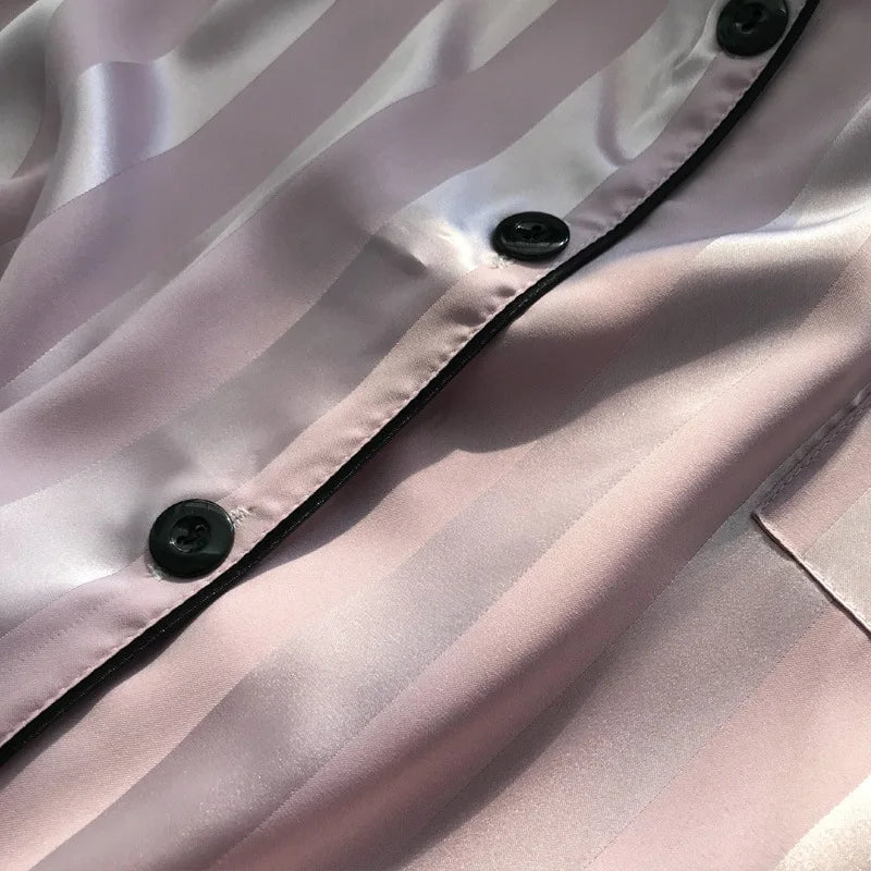 Ice Silk Short Silk Women's Pajamas