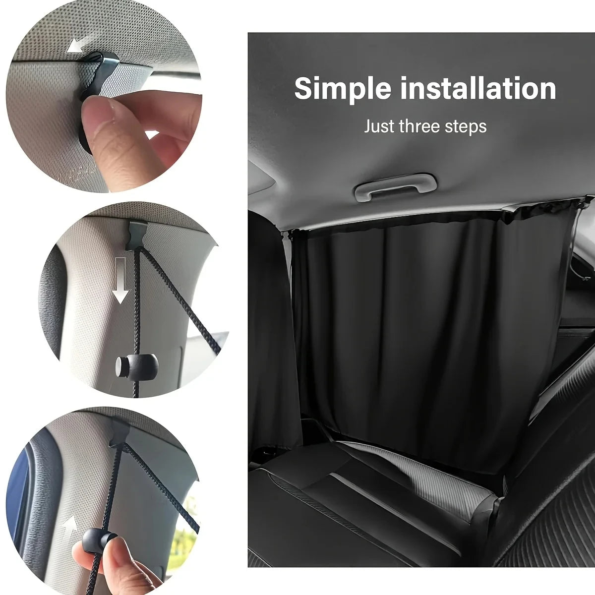 Car Privacy Curtain Set