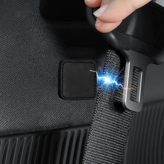 Suede Magnetic Suction Car Seat Belt Fixing Clips