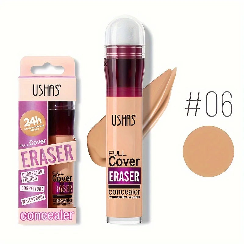 Sponge Head Concealer for Dark Circles Freckles Acne Pigmentation and Blemishes Long Lasting Moisturizing Liquid Foundation