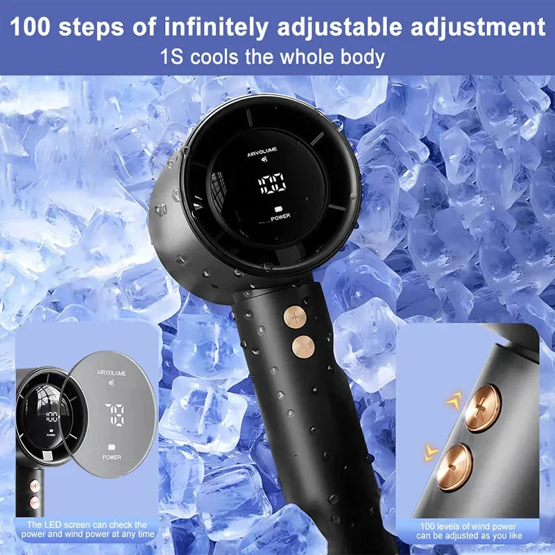 Handheld Fan Portable Turbo Fan Air Cooler