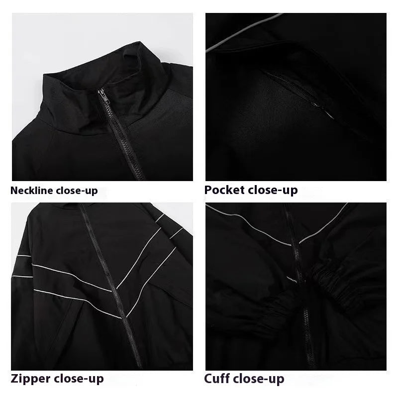 Hip Hop Varsity Jacket Men