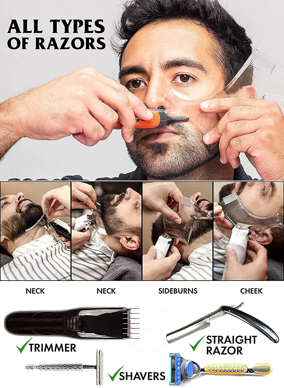 Men Beard Shaping Tool
