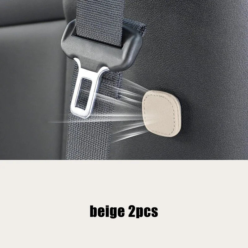 Suede Magnetic Suction Car Seat Belt Fixing Clips