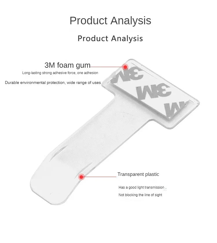 Transparent Car Vehicle Parking  Receipt  Card Holder