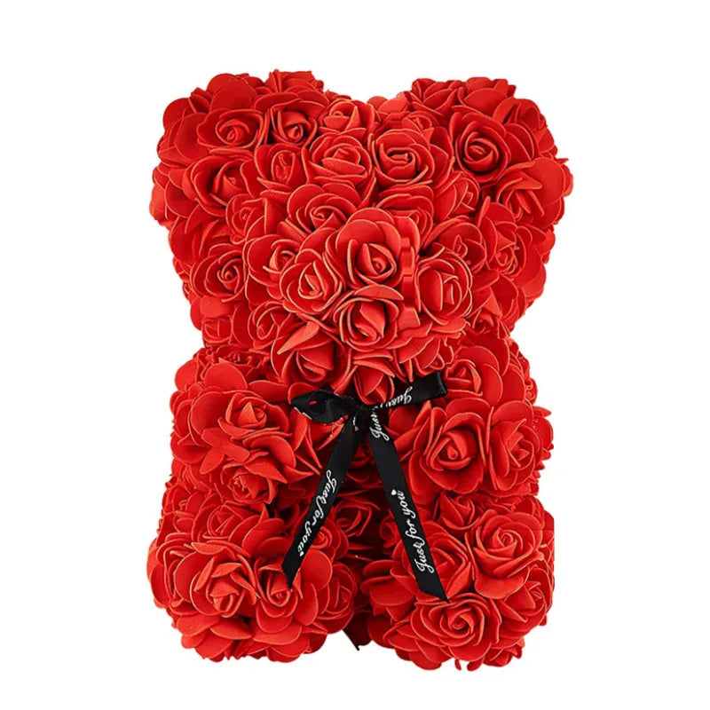 Artificial Flower Eternal Rose Teddy Bear