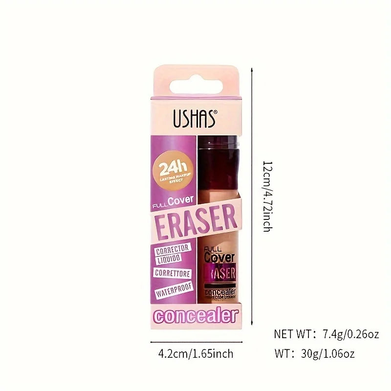 Sponge Head Concealer for Dark Circles Freckles Acne Pigmentation and Blemishes Long Lasting Moisturizing Liquid Foundation