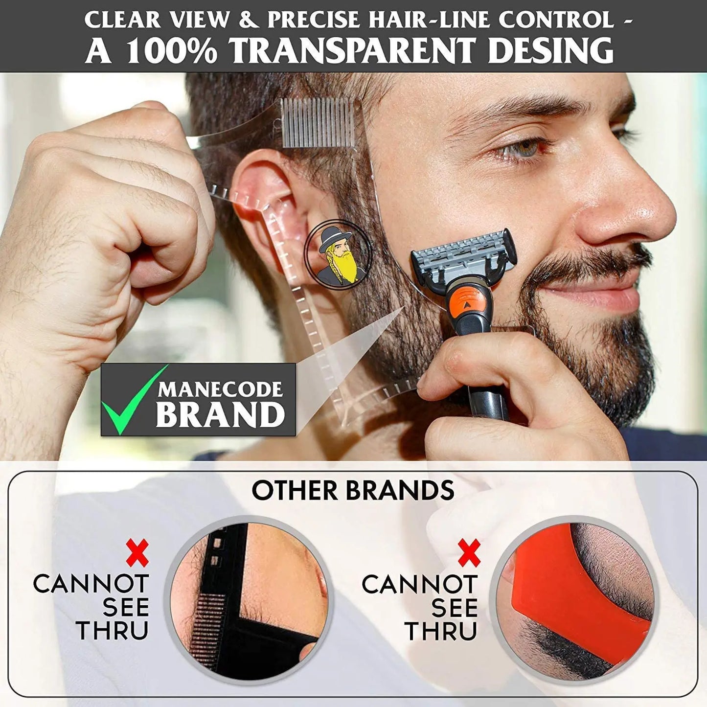 Men Beard Shaping Tool