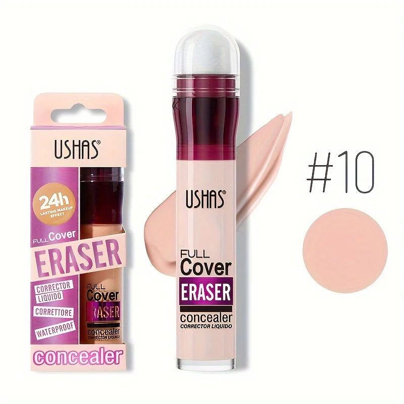 Sponge Head Concealer for Dark Circles Freckles Acne Pigmentation and Blemishes Long Lasting Moisturizing Liquid Foundation