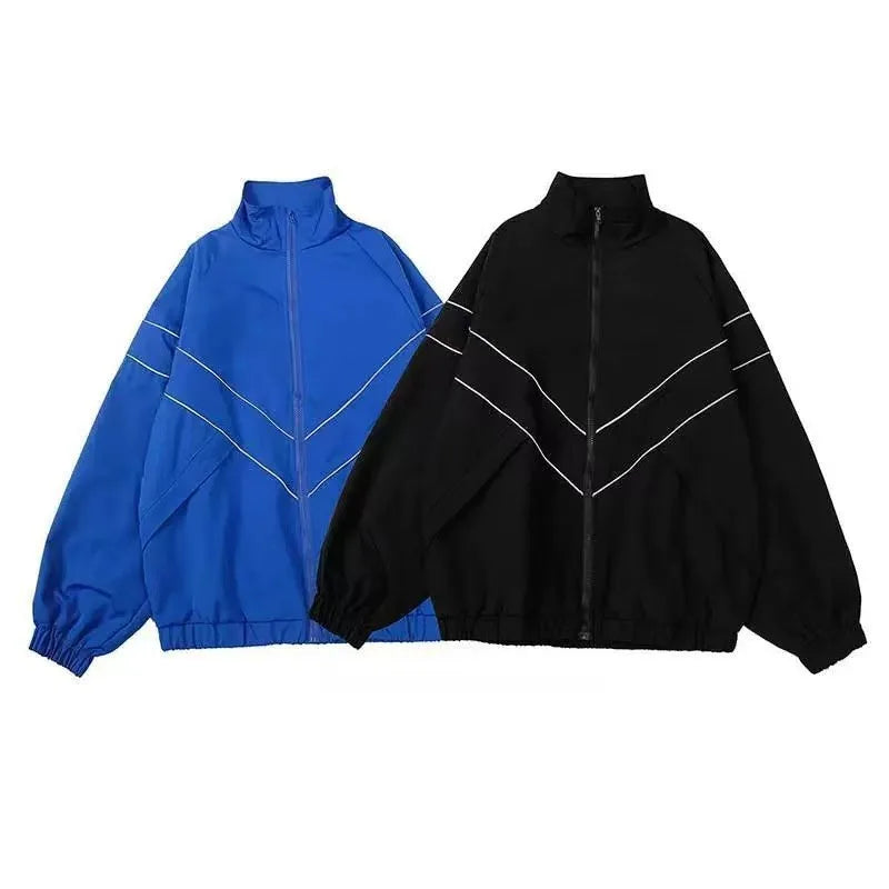 Hip Hop Varsity Jacket Men