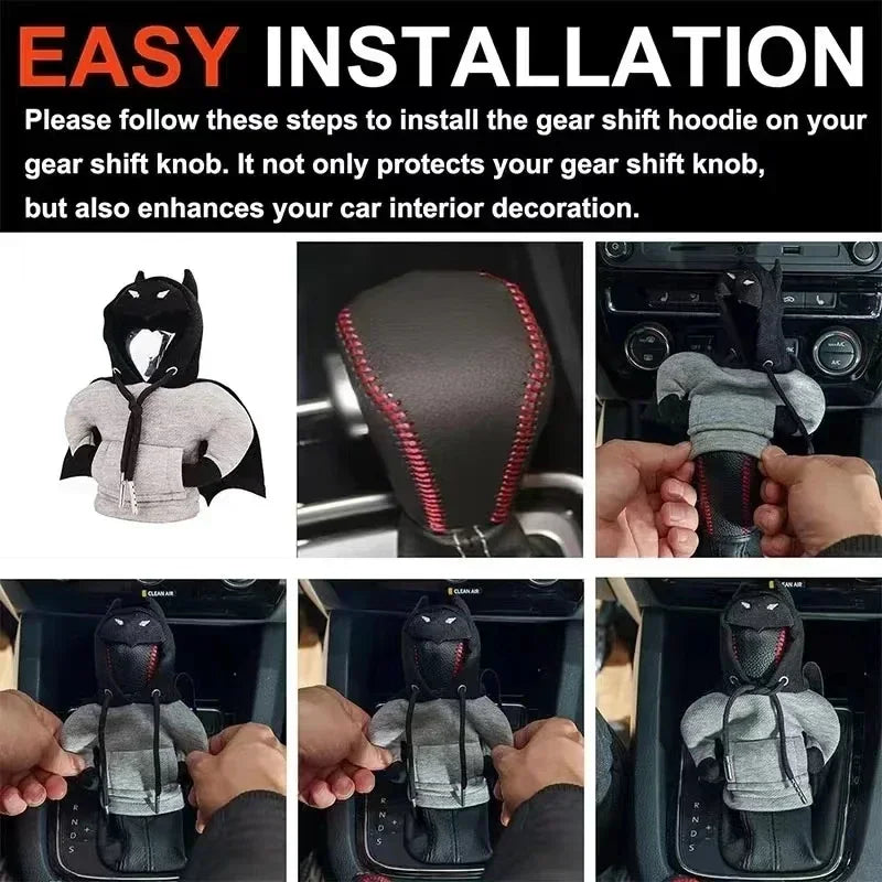 Bat Shift  Car Lever Collars Hoodie